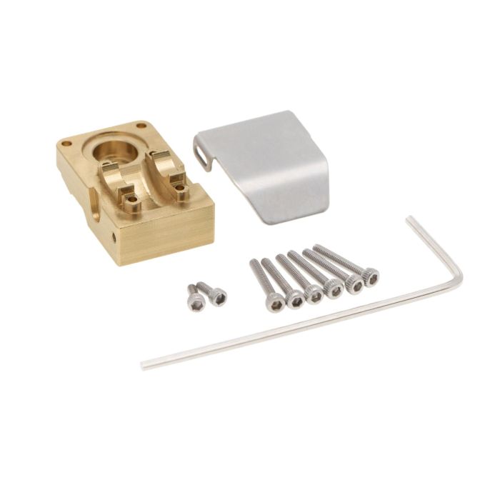 RC Overhaul Brass Diff Cover w/Amour Grd AX/SCX24 (G-RCO-AX005)