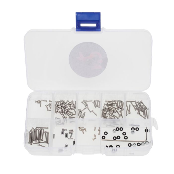 RC Overhaul SS Screw Set (176pcs boxed) SCX24 (G-RCO-SCR004) RC Overhaul SS Screw Set (176pcs boxed) SCX24 (G-RCO-SCR004)