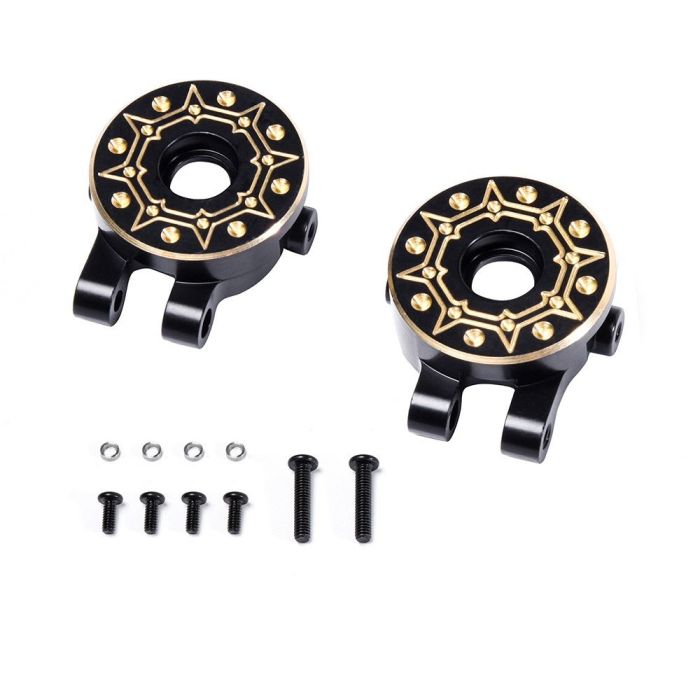 RC Overhaul Steering Knuckles, Blk Brass Pr TRX-4M (G-RCO-TRX008) RC Overhaul Steering Knuckles, Blk Brass Pr TRX-4M (G-RCO-TRX008)