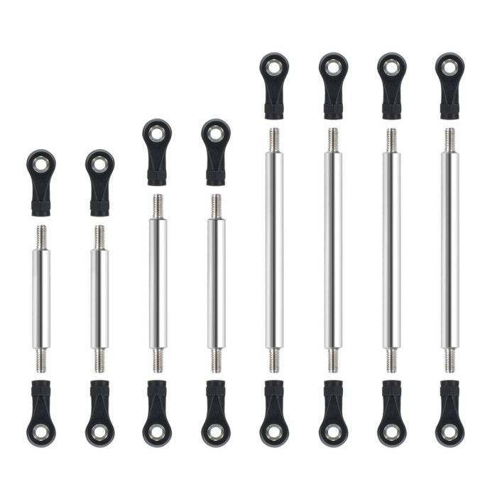 RC Overhaul Straight Rod Set SS 8pcs TRX-4M (G-RCO-TRX014) RC Overhaul Straight Rod Set SS 8pcs TRX-4M (G-RCO-TRX014)