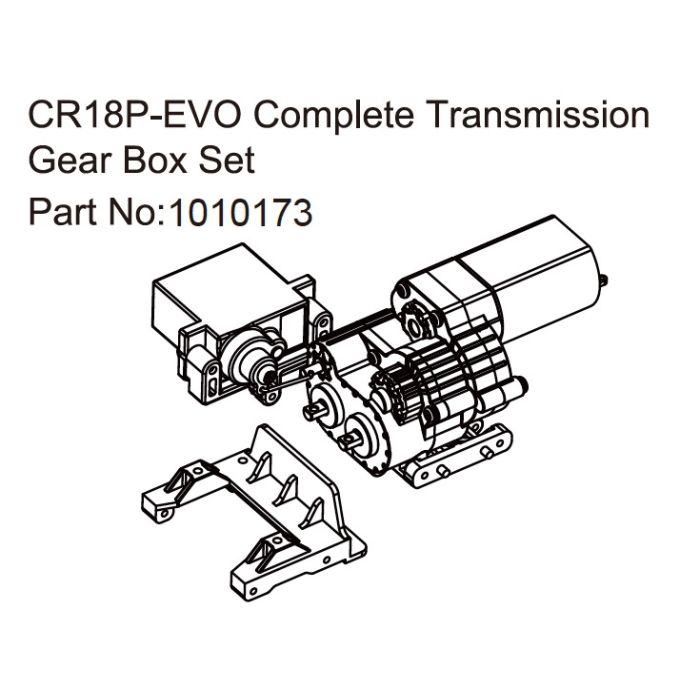 Absima Gear Box Harv./RV - EVO 1:18 Absima Gear Box Harv./RV - EVO 1:18