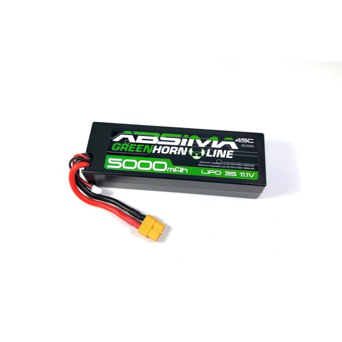 Absima Greenhorn LiPo Stick Pack 11.1V-45C 5000 Hardcase (XT60) Absima Greenhorn LiPo Stick Pack 11.1V-45C 5000 Hardcase (XT60)