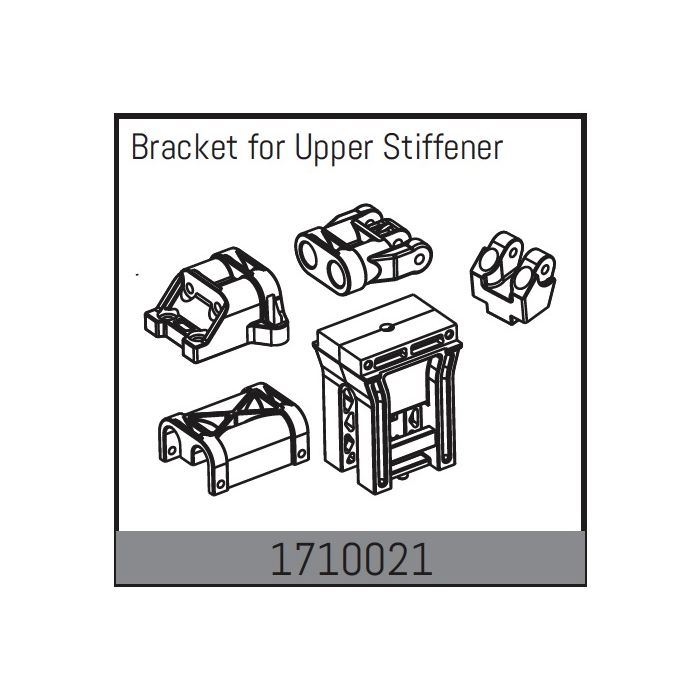 Absima Bracket For Upper Stiffener (AB1710021) Absima Bracket For Upper Stiffener (AB1710021)