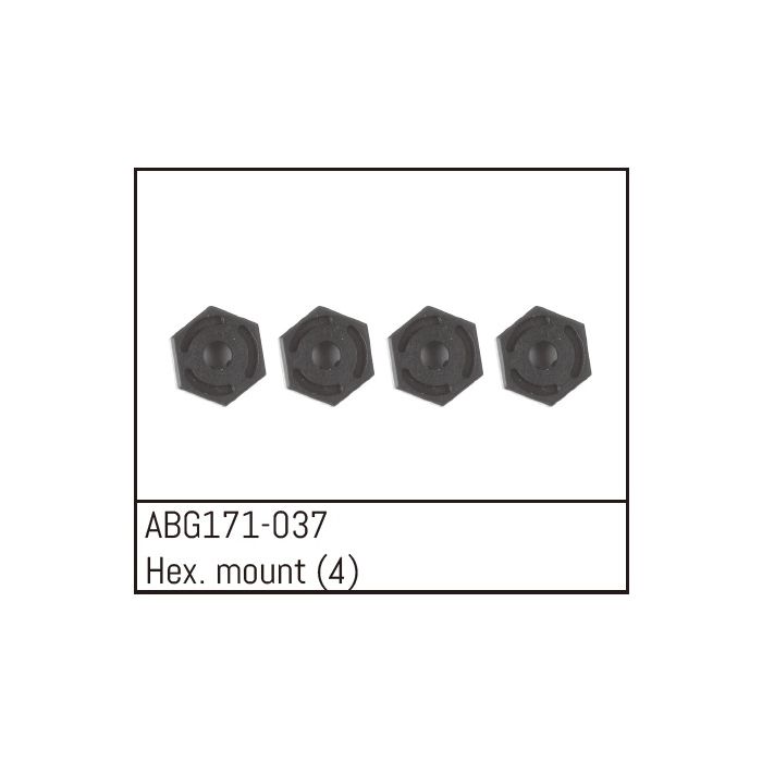 Absima Hex Wheel Hubs (4) (ABG171-037) Absima Hex Wheel Hubs (4) (ABG171-037)