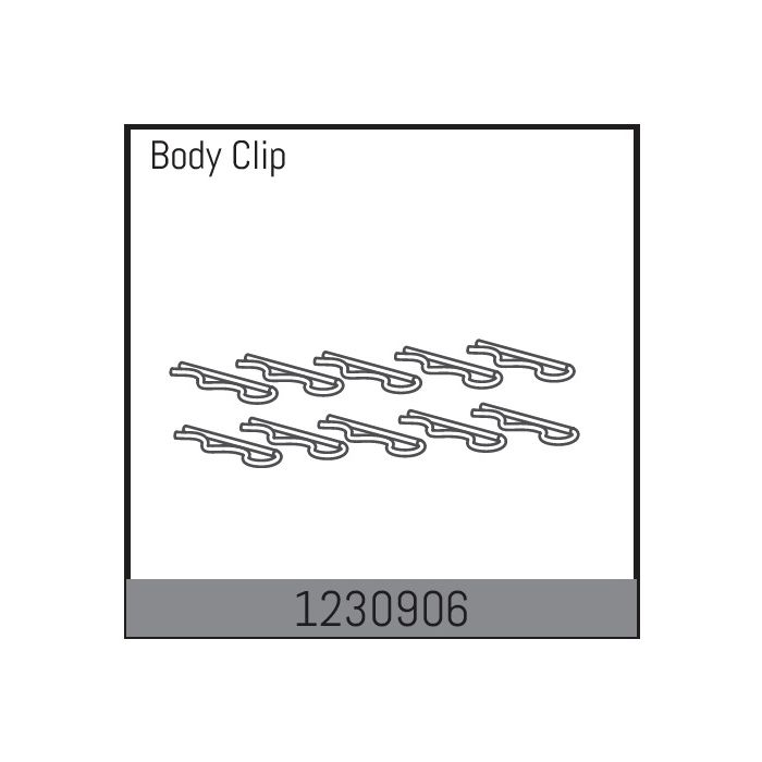 Absima Body Pins (10) (AB1230906) Absima Body Pins (10) (AB1230906)