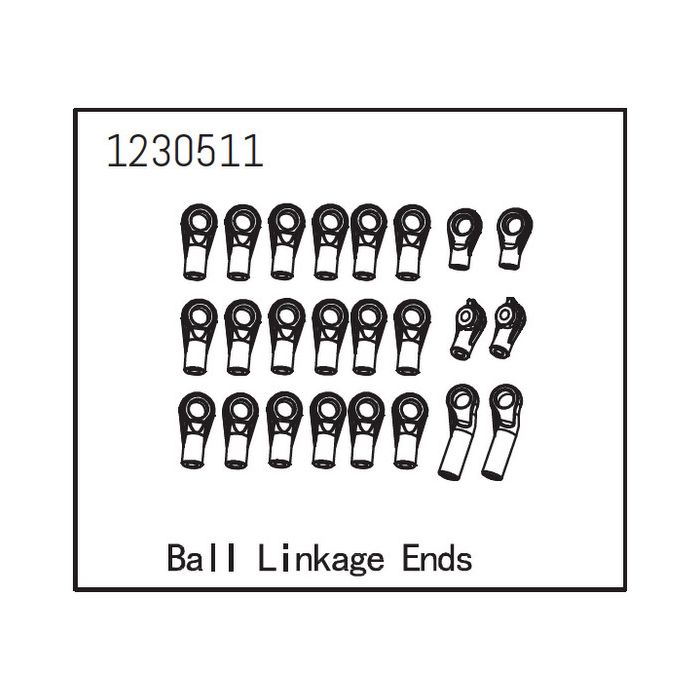 Absima Ball Linkage End Set Absima Ball Linkage End Set