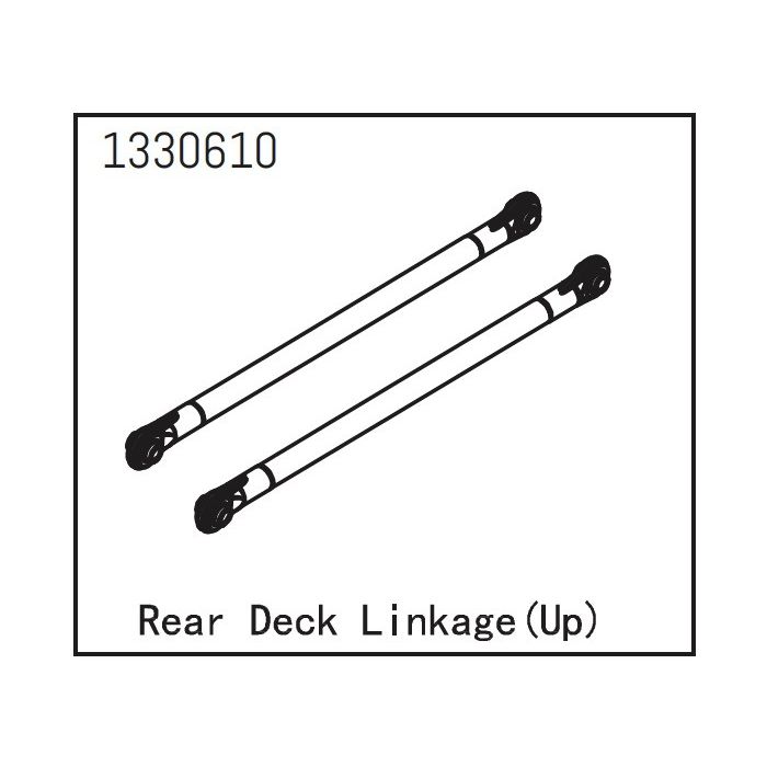 Absima Link Set Rear/Up (2) - Yucatan (AB1330610) Absima Link Set Rear/Up (2) - Yucatan (AB1330610)