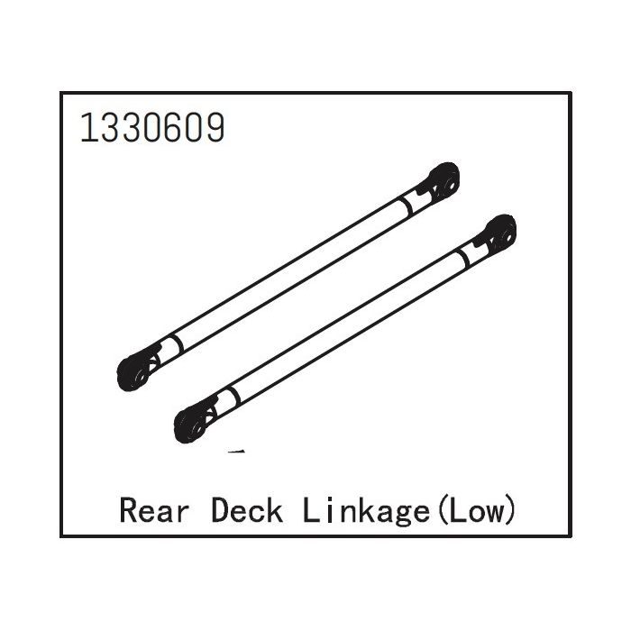 Absima Link Set Rear/Low (2) - Yucatan (AB1330609) Absima Link Set Rear/Low (2) - Yucatan (AB1330609)