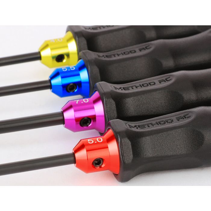 Method RC 4 Piece Metric Nut Driver Set - 4.0, 5.0, 5.5, 7.0mm (MTD2002)