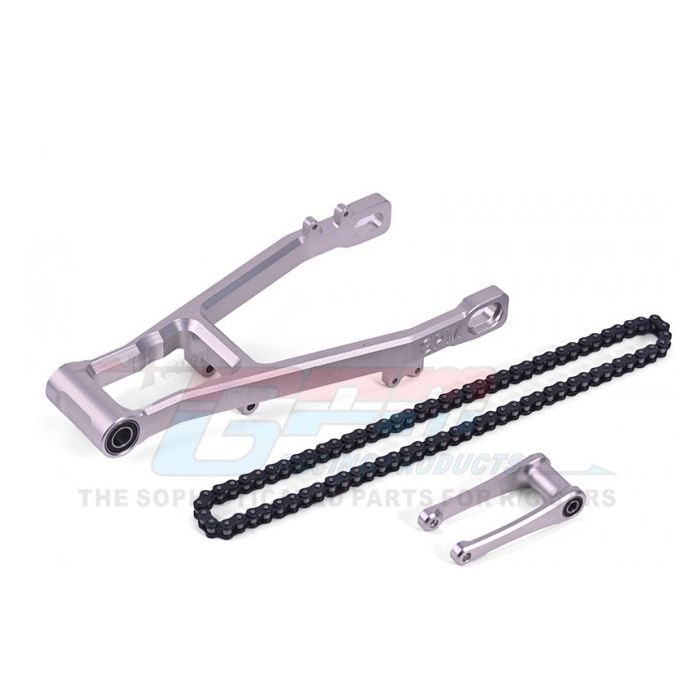 GPM Promoto MX Aluminum 7075 Extend Swing Arm(+30Mm)+Pull Rod+Chain (MX3057-S) GPM Promoto MX Aluminum 7075 Extend Swing Arm(+30Mm)+Pull Rod+Chain (MX3057-S)