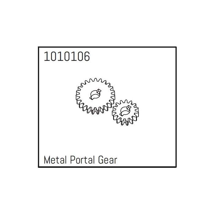 Absima Metal Portal Gears - PRO Crawler 1:18 Absima Metal Portal Gears - PRO Crawler 1:18