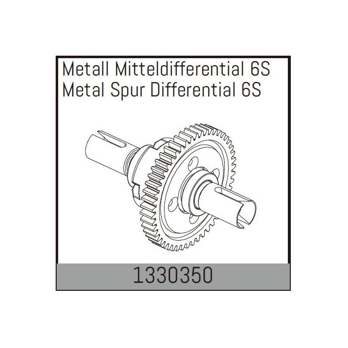 Absima Metal Spur Differential 6S Absima Metal Spur Differential 6S
