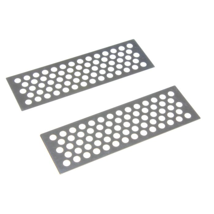 Absima Metal Sand Plates (2) silver Absima Metal Sand Plates (2) silver