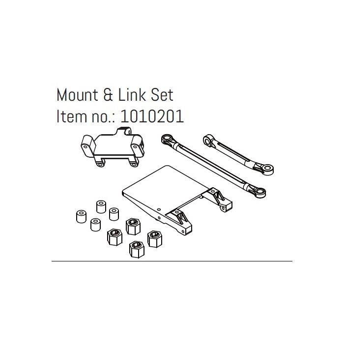 Absima Mount & Link Set - GOAT Absima Mount & Link Set - GOAT
