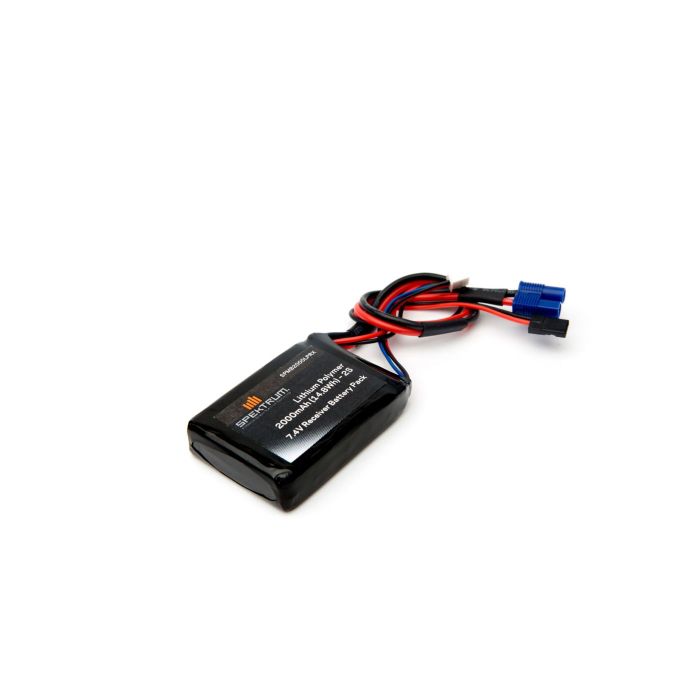 Spektrum 2000mAh 2S 7.4V LiPo Receiver Battery (O-SPMB2000LPRX) Spektrum 2000mAh 2S 7.4V LiPo Receiver Battery (O-SPMB2000LPRX)