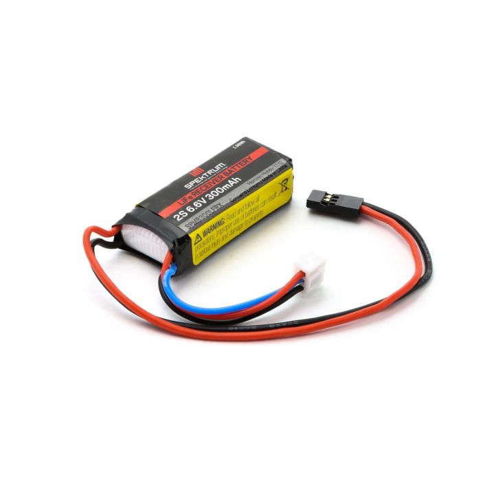 Spektrum 300mAh 2S 6.6V Li-Fe Receiver Battery (O-SPMB300LFRX) Spektrum 300mAh 2S 6.6V Li-Fe Receiver Battery (O-SPMB300LFRX)