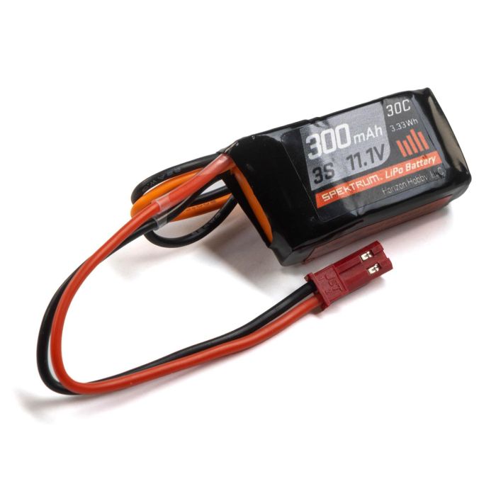 Spektrum 11.1V 300mAh 3S 30C LiPo Battery: JST (O-SPMX3003SJ30) Spektrum 11.1V 300mAh 3S 30C LiPo Battery: JST (O-SPMX3003SJ30)