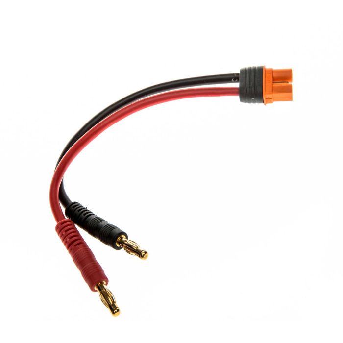 Spektrum IC3 Battery / 4mm Bullets 6": 13 AWG Adapter (O-SPMXCA315) Spektrum IC3 Battery / 4mm Bullets 6": 13 AWG Adapter (O-SPMXCA315)