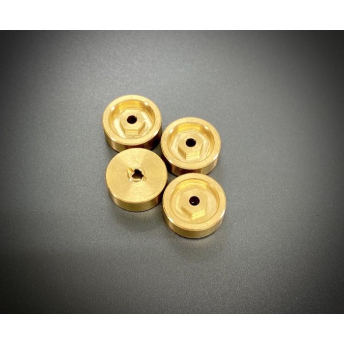 Absima Optional Brass Wheel Hex Hubs 11g - PRO Crawler (4) Absima Optional Brass Wheel Hex Hubs 11g - PRO Crawler (4)
