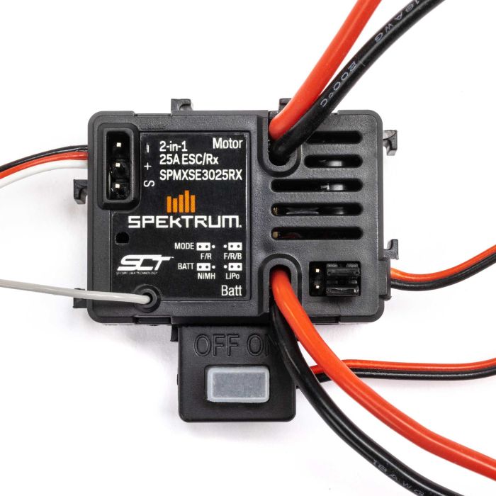 Spektrum SLT 25a ESC/RX 1/16 & 1/18, IC2 (P-SPMXSE3025RX) Spektrum SLT 25a ESC/RX 1/16 & 1/18, IC2 (P-SPMXSE3025RX)