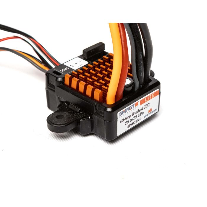 Spektrum Firma 40A Lite Brushed Smart ESC, 2S-3S: IC3 (P-SPMXSE40) Spektrum Firma 40A Lite Brushed Smart ESC, 2S-3S: IC3 (P-SPMXSE40)