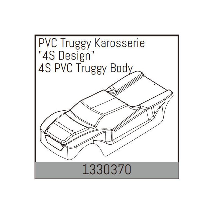 Absima 4S PVC Truggy Body
