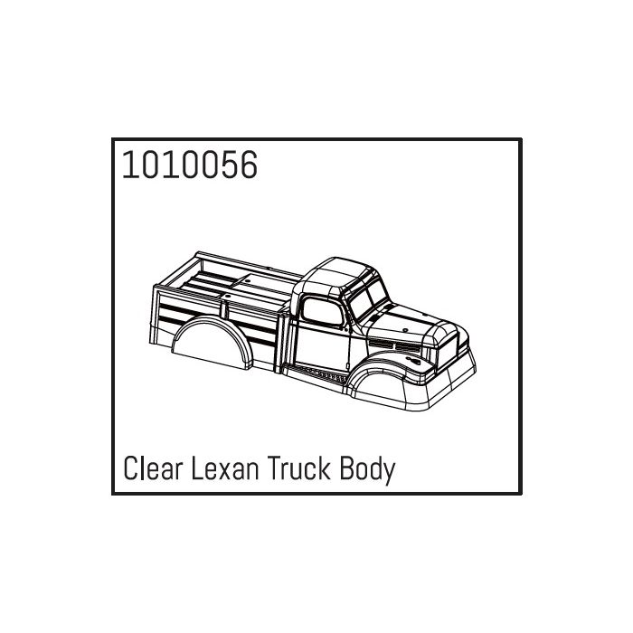 Absima Clear Lexan Power Wagon Body