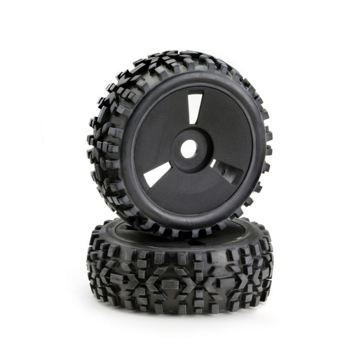 Absima Wheel Set Buggy Disc "Dirt" black 1:8 (2) Absima Wheel Set Buggy Disc "Dirt" black 1:8 (2)