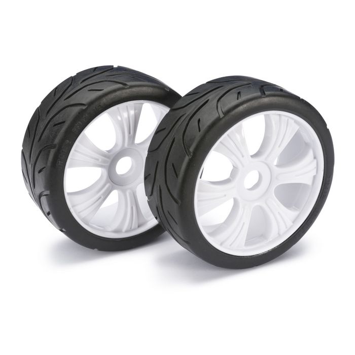 Absima Wheel Set LP Buggy "Street" white 1:8 (2) Absima Wheel Set LP Buggy "Street" white 1:8 (2)