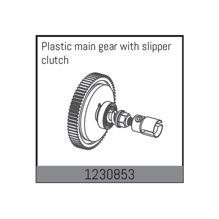 Absima Slipper Clutch With Main Gear (AB1230853) Absima Slipper Clutch With Main Gear (AB1230853)