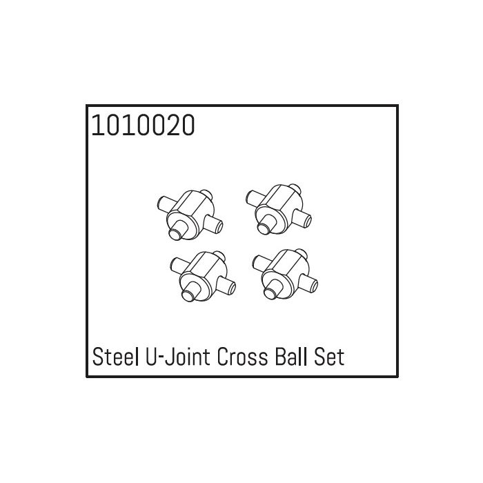 Absima Steel U-Joint Cross Ball Set Absima Steel U-Joint Cross Ball Set