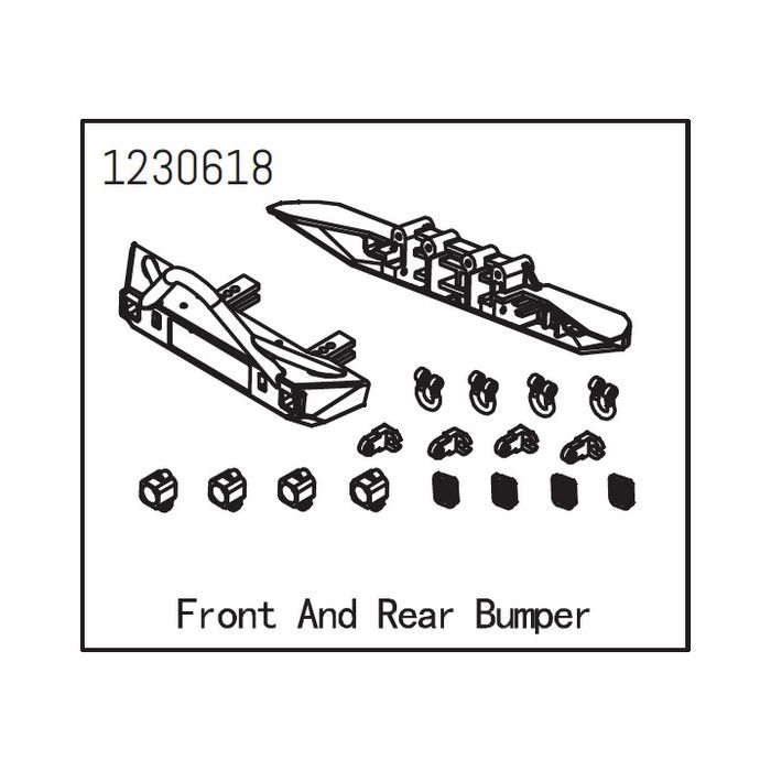 Absima Bumper front/rear Absima Bumper front/rear