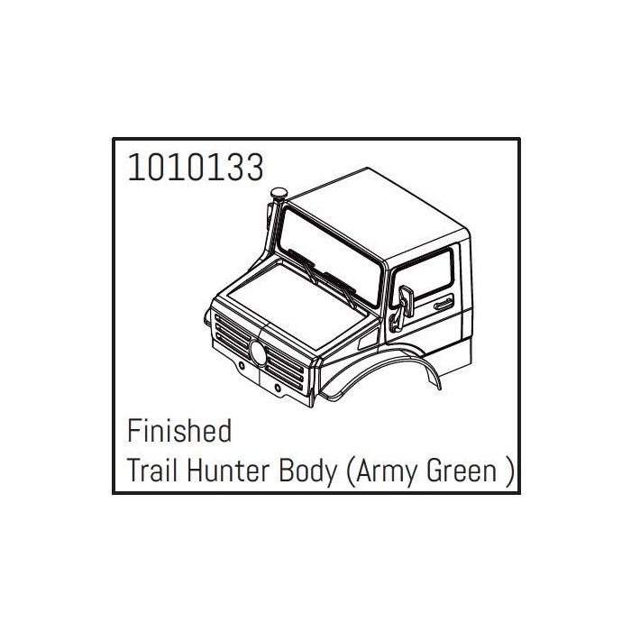 Absima T-Hunter PC Body Set (army green) - PRO Crawler 1:18 Absima T-Hunter PC Body Set (army green) - PRO Crawler 1:18