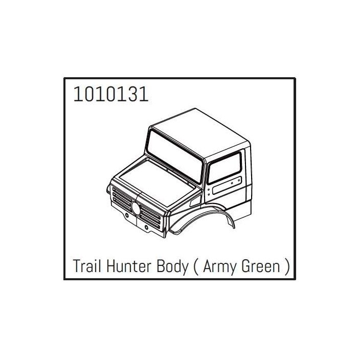 Absima T-Hunter PC Body (army-green) - PRO Crawler 1:18 Absima T-Hunter PC Body (army-green) - PRO Crawler 1:18