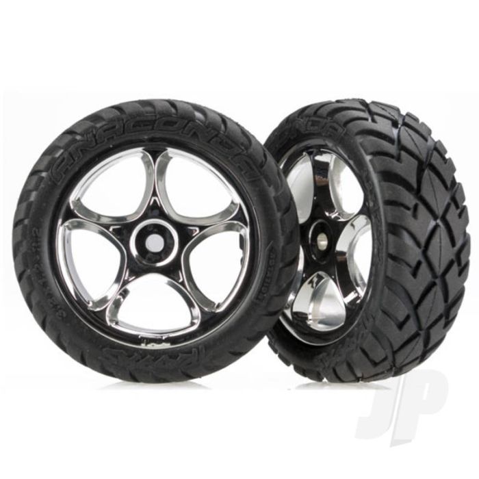 Traxxas Tyres And Wheels, Assembled Tracer 2.2In (2 Pcs) (TRX2479R) Traxxas Tyres And Wheels, Assembled Tracer 2.2In (2 Pcs) (TRX2479R)