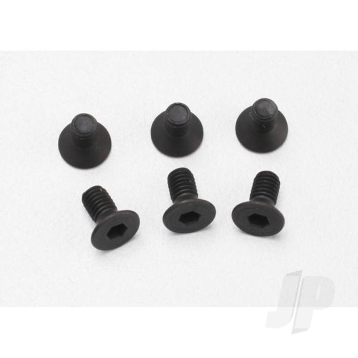 Traxxas Screws, 3X6Mm Countersunk Machine (6 Pcs) (Hex Drive) (TRX2534) Traxxas Screws, 3X6Mm Countersunk Machine (6 Pcs) (Hex Drive) (TRX2534)
