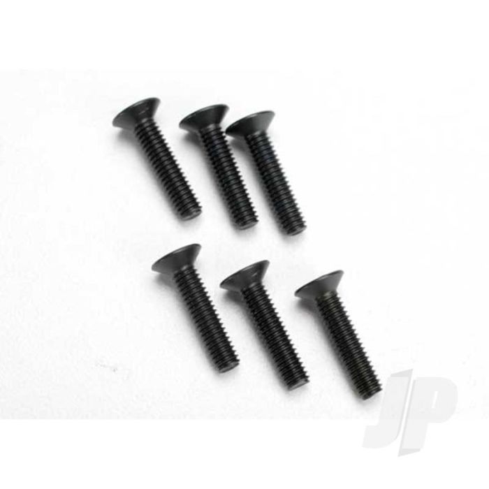Traxxas Screws, 4X18Mm Countersunk Machine (Hex Drive) (6 Pcs) (TRX2547) Traxxas Screws, 4X18Mm Countersunk Machine (Hex Drive) (6 Pcs) (TRX2547)