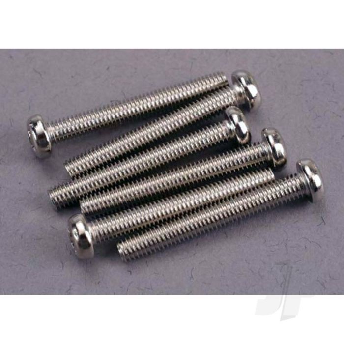 Traxxas Screws, 3X23Mm Roundhead Machine (6 Pcs) (TRX2567) Traxxas Screws, 3X23Mm Roundhead Machine (6 Pcs) (TRX2567)