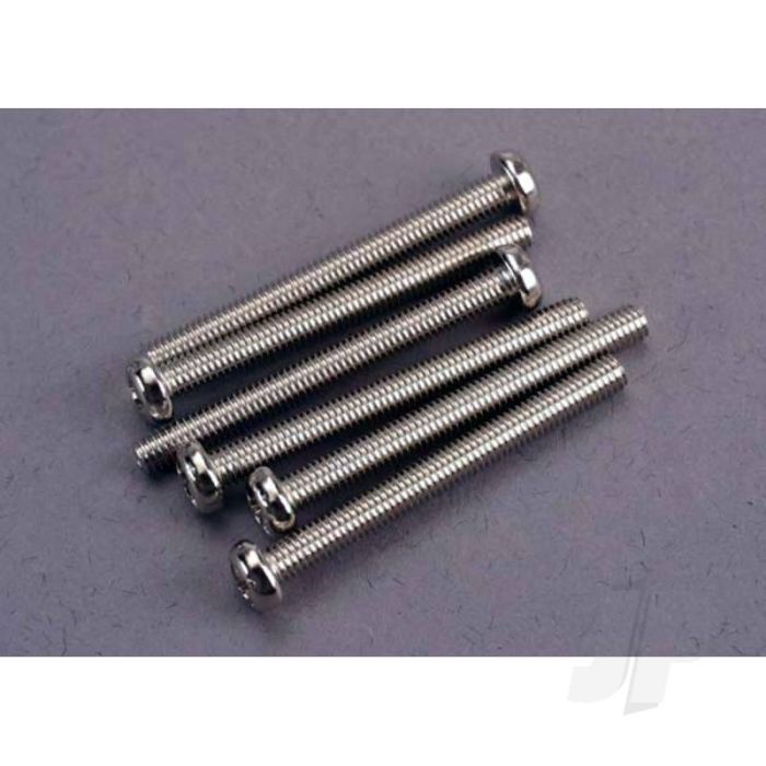 Traxxas Screws, 3X30Mm Roundhead Machine (6 Pcs) (TRX2572) Traxxas Screws, 3X30Mm Roundhead Machine (6 Pcs) (TRX2572)