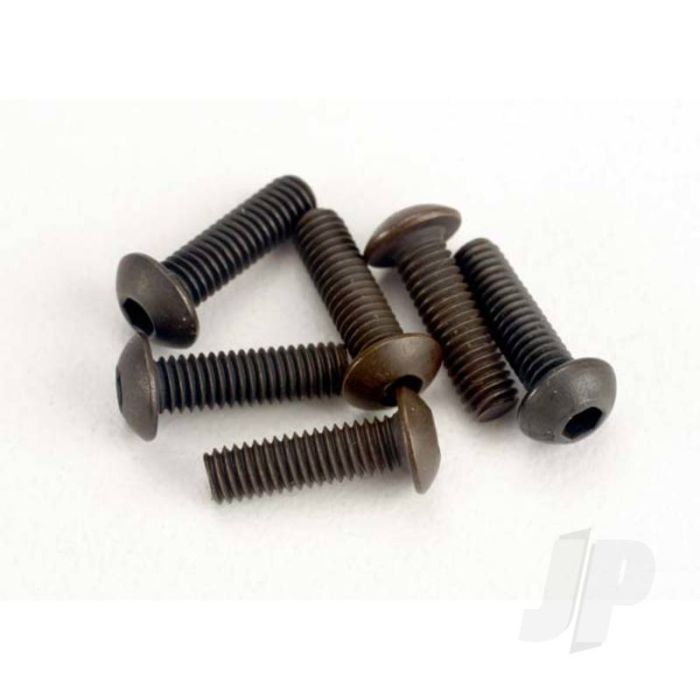 Traxxas Screws, 3X10Mm Button-Head Machine (Hex Drive) (6 Pcs) (TRX2577) Traxxas Screws, 3X10Mm Button-Head Machine (Hex Drive) (6 Pcs) (TRX2577)