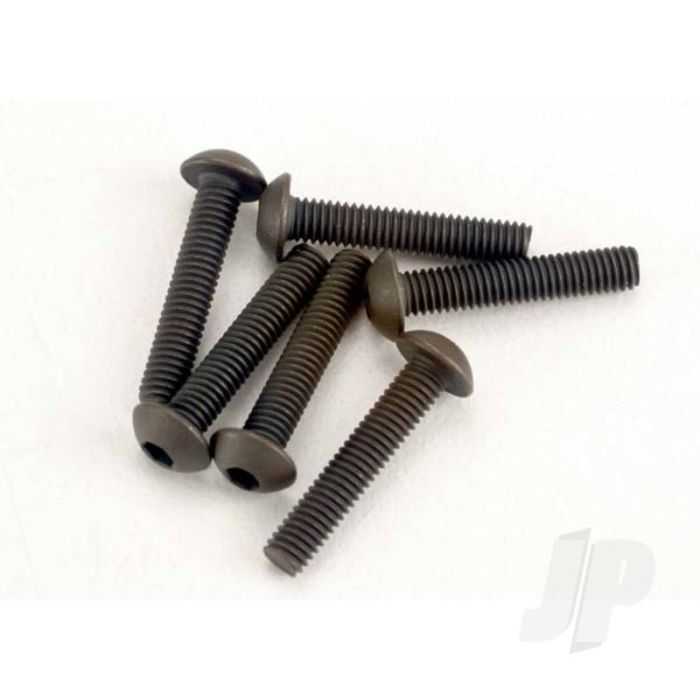 Traxxas Screws, 3X15Mm Button-Head Machine (Hex Drive) (6 Pcs) (TRX2579) Traxxas Screws, 3X15Mm Button-Head Machine (Hex Drive) (6 Pcs) (TRX2579)