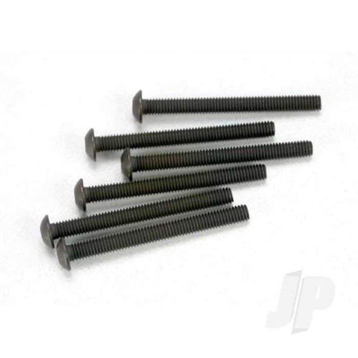 Traxxas Screws, 3X30Mm Button-Head Machine (Hex Drive) (6 Pcs) (TRX2582) Traxxas Screws, 3X30Mm Button-Head Machine (Hex Drive) (6 Pcs) (TRX2582)