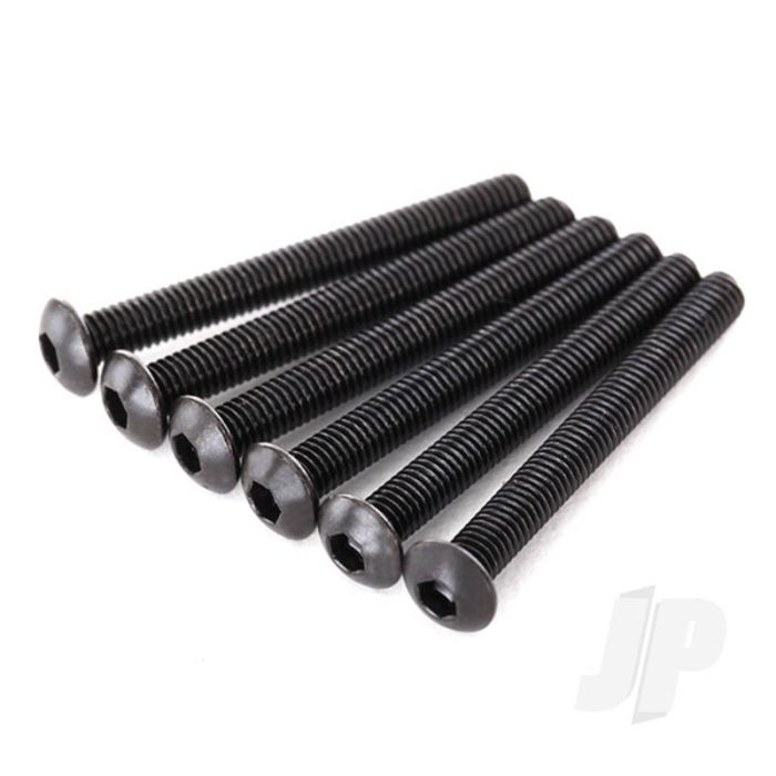 Traxxas Screws, 3X27Mm Button-Head Machine (Hex Drive) (6 Pcs) (TRX2616)