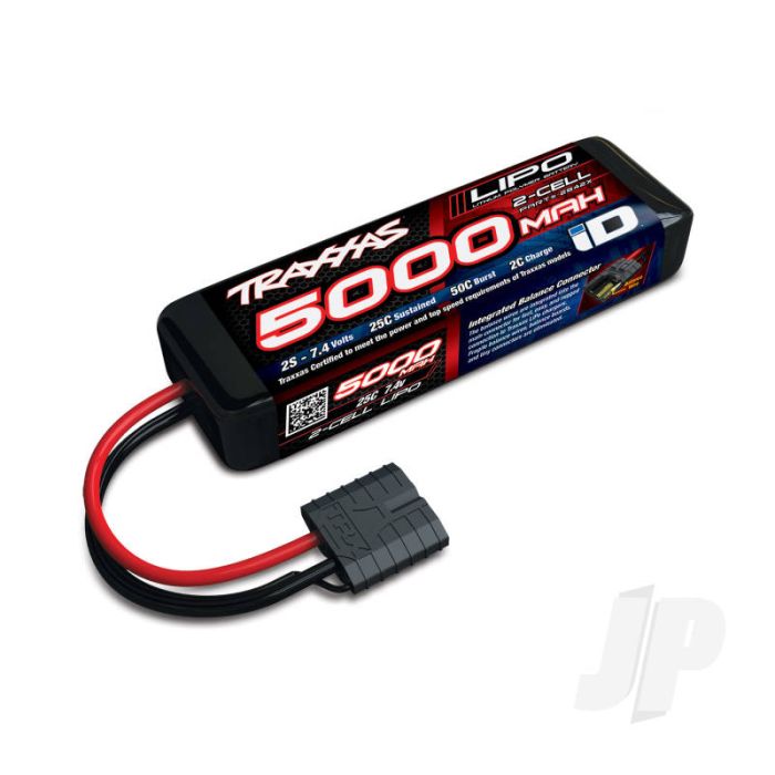 Traxxas Lipo 5000Mah 7.4V 2S 25C Id Power Cell Battery (TRX2842X) Traxxas Lipo 5000Mah 7.4V 2S 25C Id Power Cell Battery (TRX2842X)