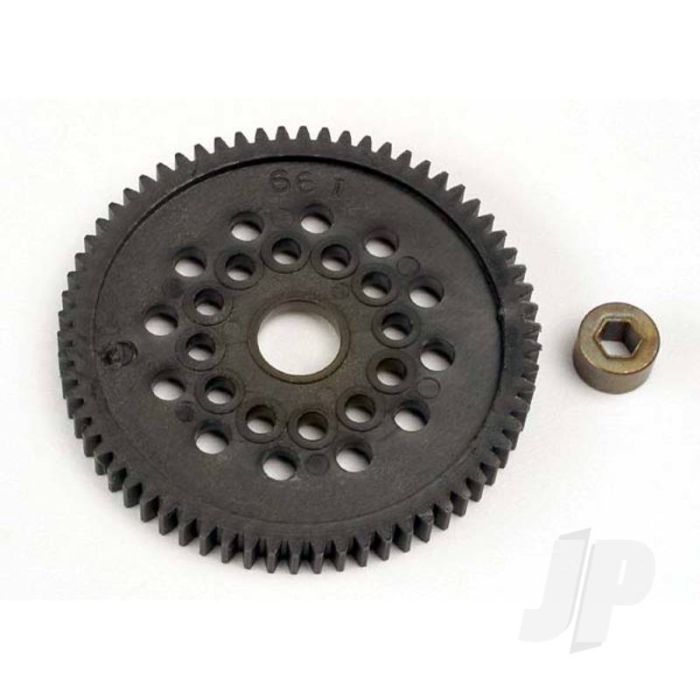 Traxxas Spur Gear (66-Tooth) (32-Pitch) With Bushing (TRX3166) Traxxas Spur Gear (66-Tooth) (32-Pitch) With Bushing (TRX3166)