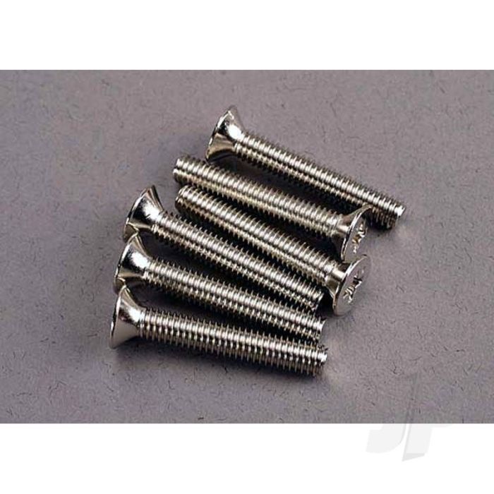Traxxas Screws, 4X25Mm Countersunk Machine (6 Pcs) (TRX3168) Traxxas Screws, 4X25Mm Countersunk Machine (6 Pcs) (TRX3168)
