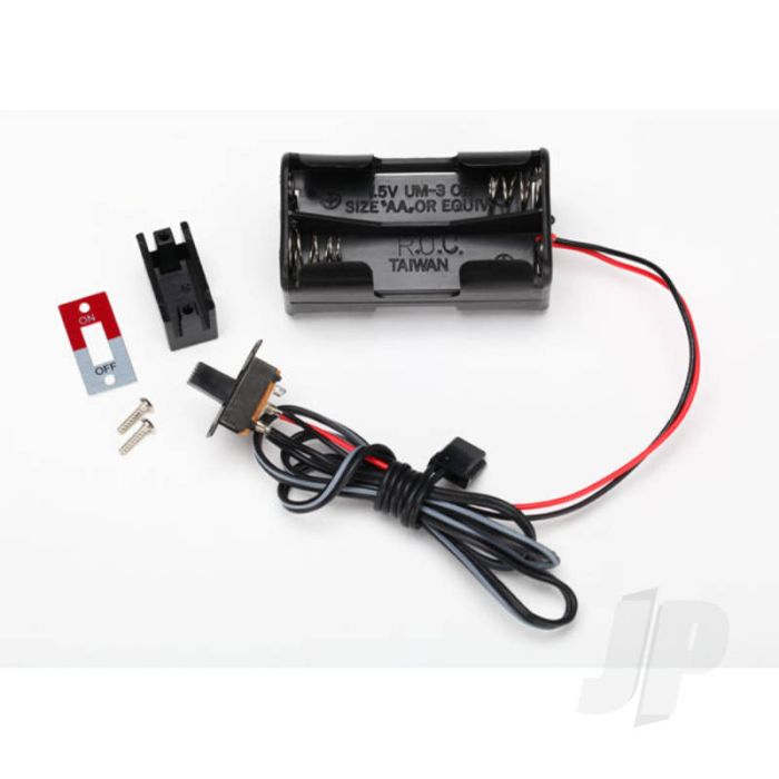 Traxxas Battery Holder, 4-Cell / On-Off Switch (TRX3170X) Traxxas Battery Holder, 4-Cell / On-Off Switch (TRX3170X)