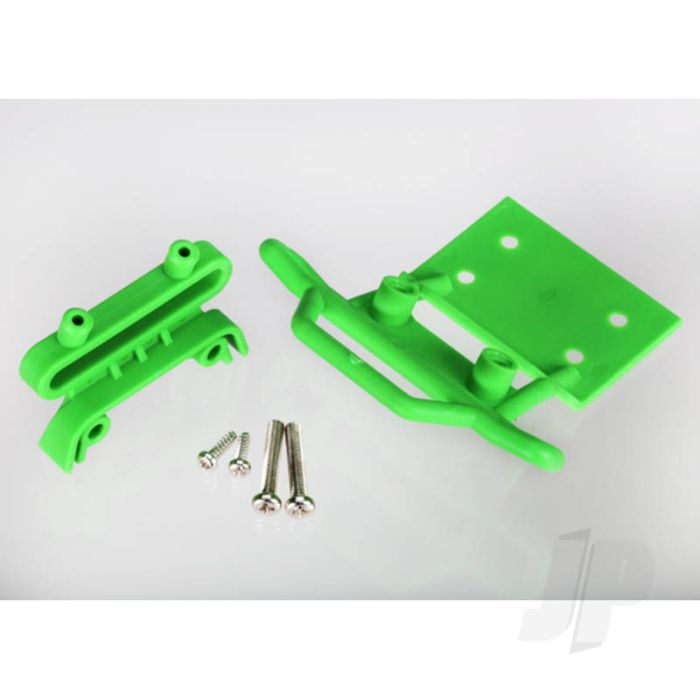 Traxxas Bumper, Front / Bumper Mount, Front / 4X23Mm Rm (2 Pcs) / 3X10Mm Rst (2 Pcs) (Green) (TRX3621A) Traxxas Bumper, Front / Bumper Mount, Front / 4X23Mm Rm (2 Pcs) / 3X10Mm Rst (2 Pcs) (Green) (TRX3621A)