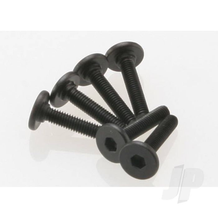 Traxxas Screws, 3X15Mm Flat-Head Machine (Hex Drive) (6 Pcs) (TRX3646) Traxxas Screws, 3X15Mm Flat-Head Machine (Hex Drive) (6 Pcs) (TRX3646)