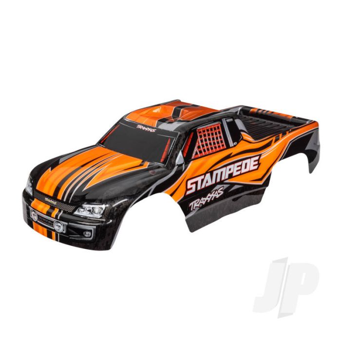 Traxxas Body, Stampede (Also Fits Stampede Vxl), Orange (Painted, Decals Applied) (TRX3651T) Traxxas Body, Stampede (Also Fits Stampede Vxl), Orange (Painted, Decals Applied) (TRX3651T)